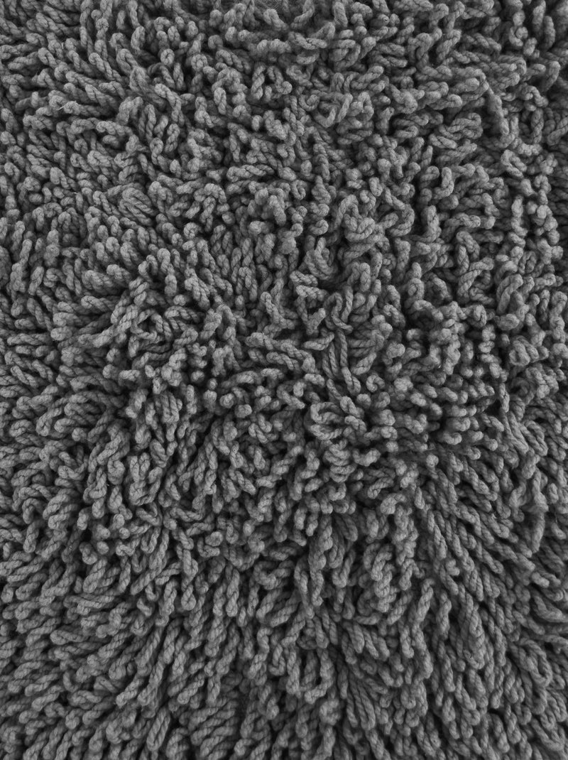Becquet - Tapis de bain COTON CONFORT en coton gris anthracite - Kiabi