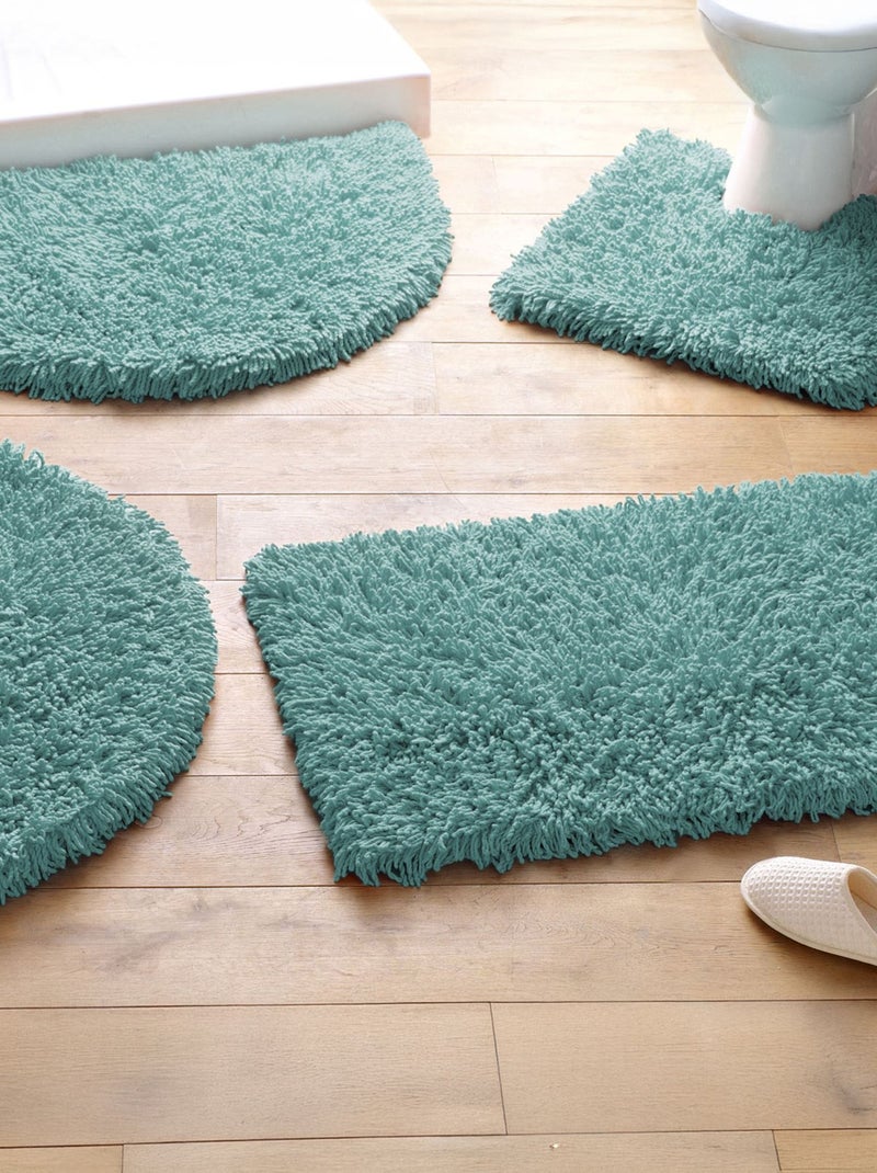 Becquet - Tapis de bain COTON CONFORT en coton Vert clair - Kiabi
