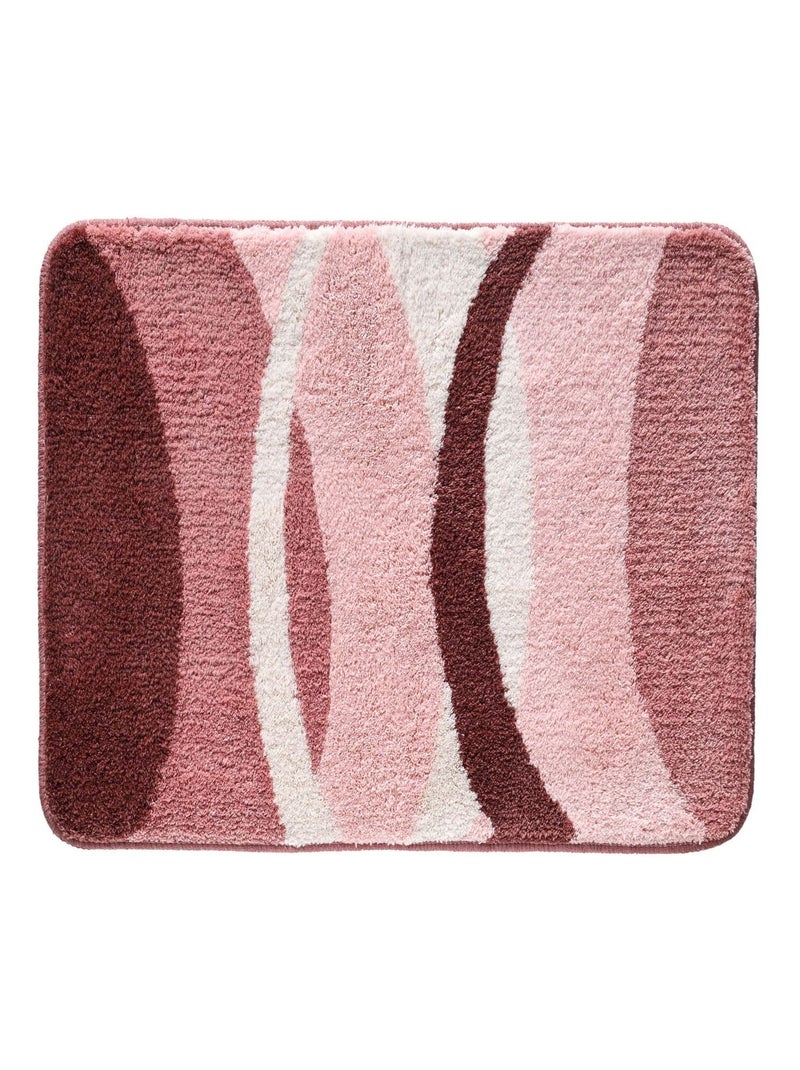 Becquet - Tapis de bain COURBE en acrylique Rose - Kiabi