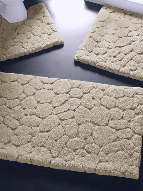 Becquet - Tapis de bain GALETS en coton - Kiabi