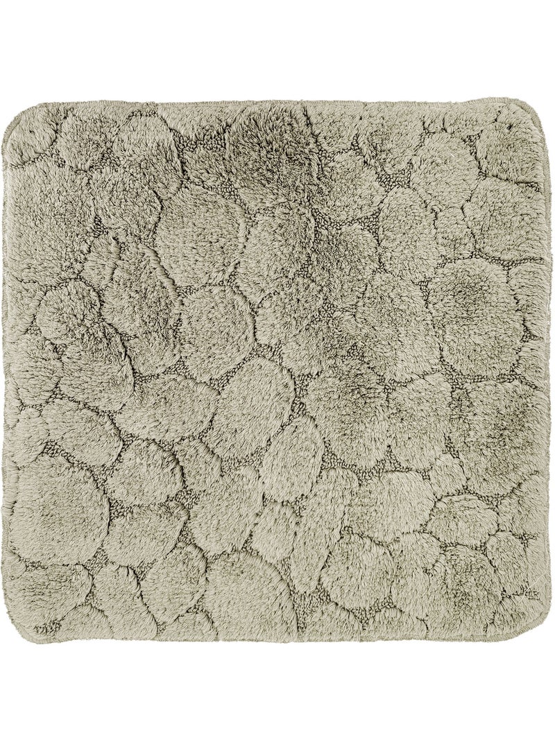 Becquet - tapis de bain galets en coton Beige - Kiabi
