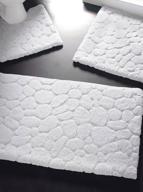 Becquet - Tapis de bain GALETS en coton - Kiabi
