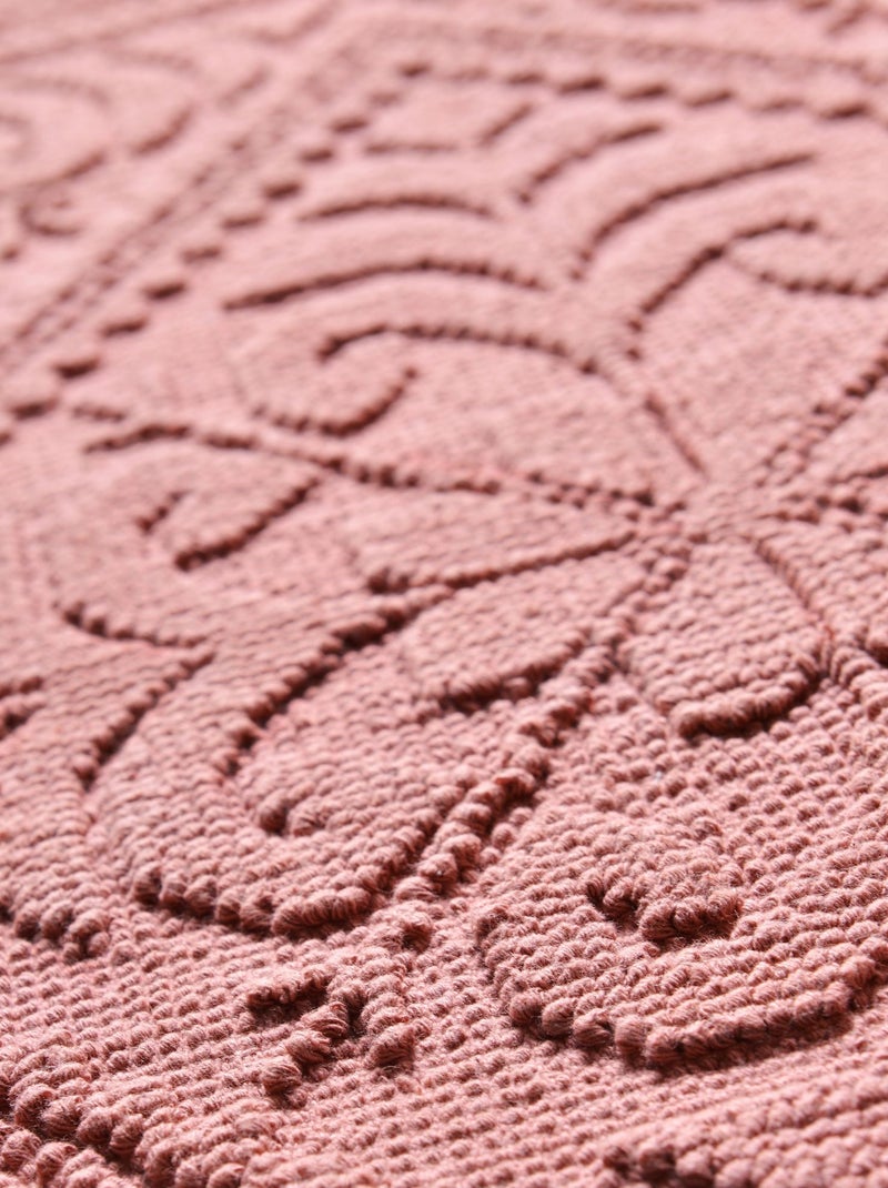 Becquet - Tapis de bain HELIOS en coton Terracotta - Kiabi