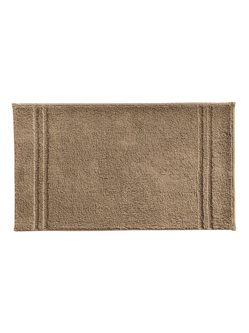 Becquet - Tapis de bain LIGNUS en coton Beige sable - Kiabi
