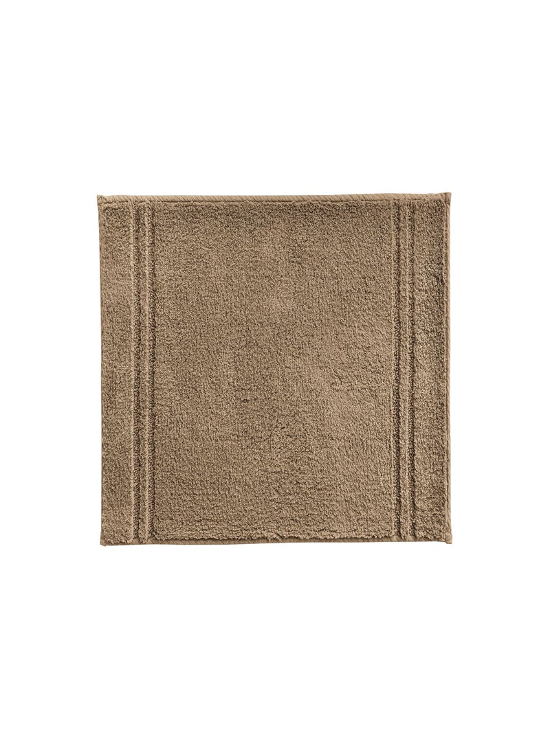 Becquet - Tapis de bain LIGNUS en coton Beige sable - Kiabi