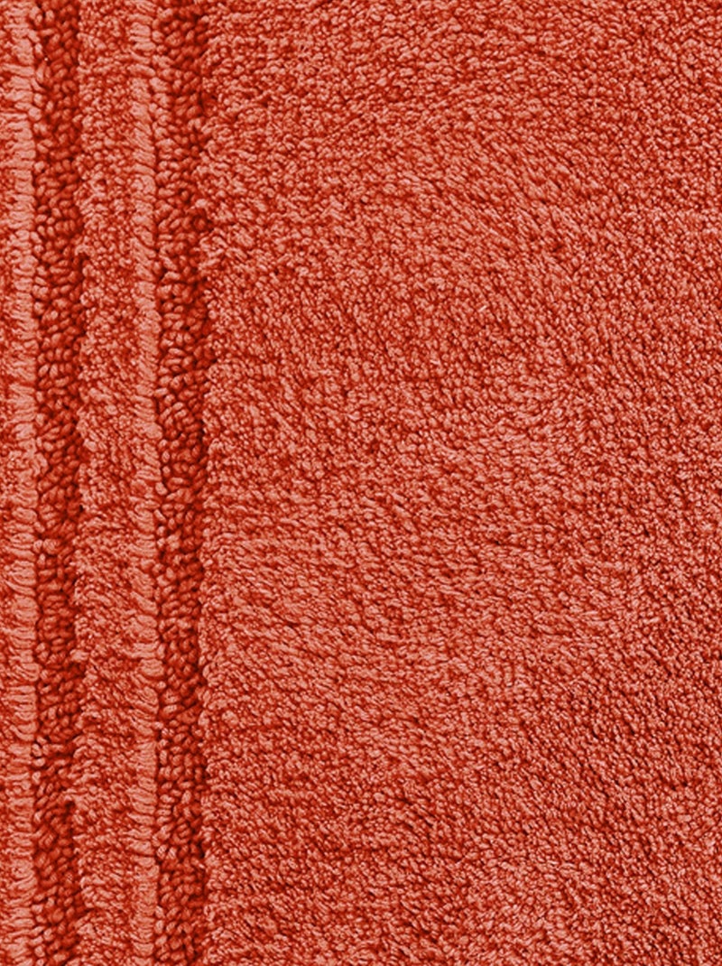 Becquet - Tapis de bain LIGNUS en coton Terracotta - Kiabi
