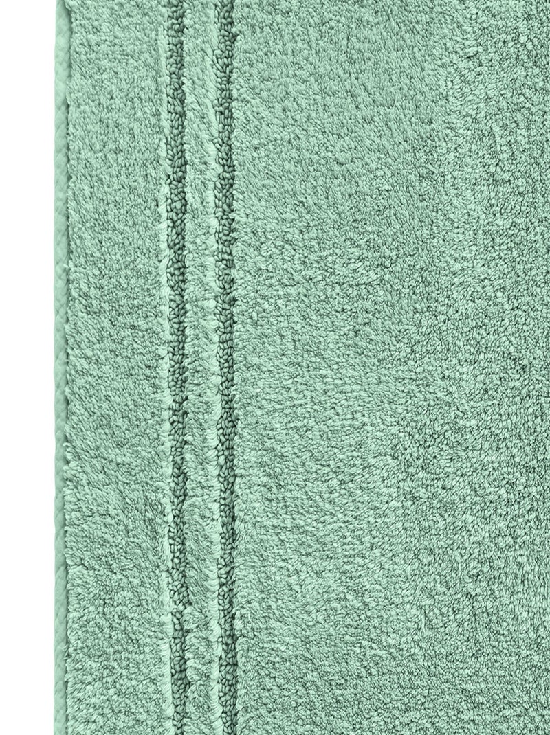Becquet - Tapis de bain LIGNUS en coton Vert chèvrefeuille - Kiabi