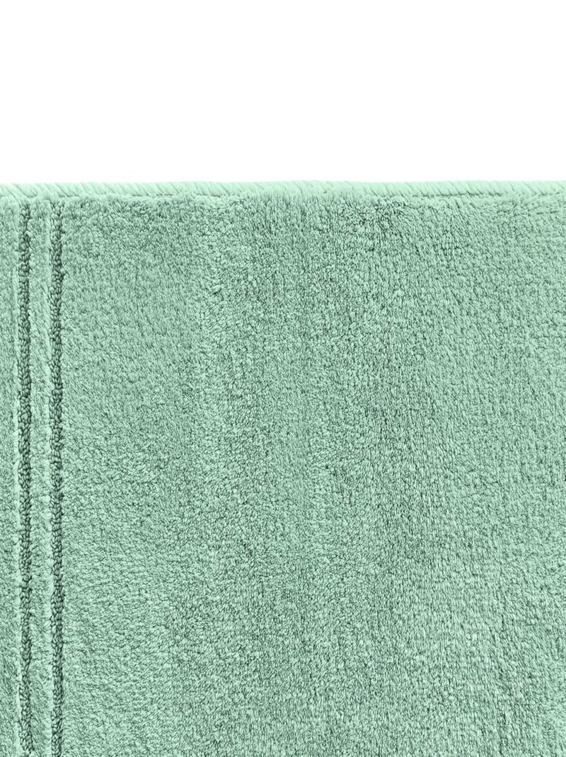 Becquet - Tapis de bain LIGNUS en coton Vert chèvrefeuille - Kiabi