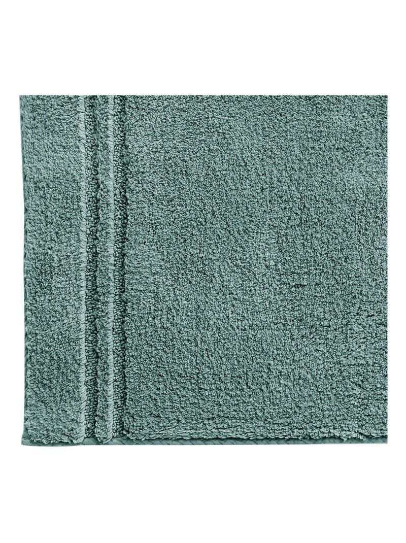 Becquet - Tapis de bain LIGNUS en coton Vert d'eau - Kiabi