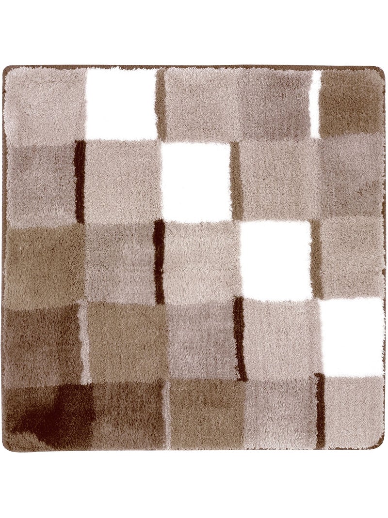 Becquet - Tapis de bain MOSAIQUE en acrylique Beige - Kiabi