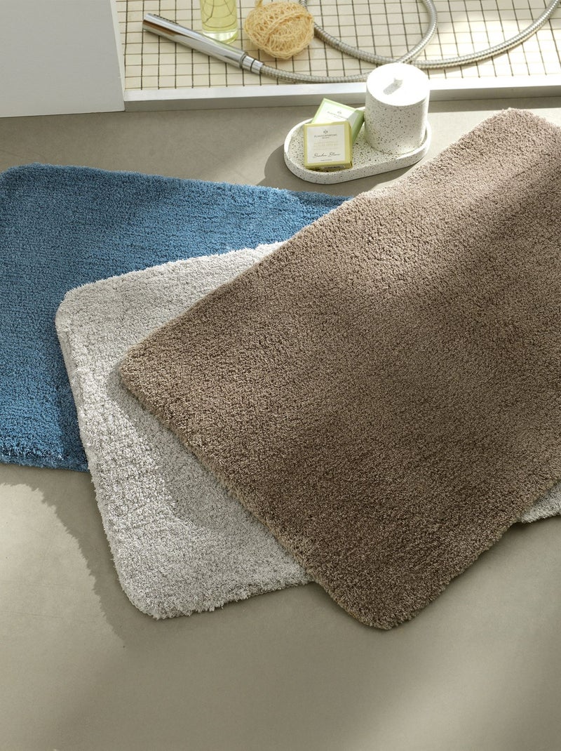 Becquet - Tapis de bain UNIMICRO en polyester Gris - Kiabi