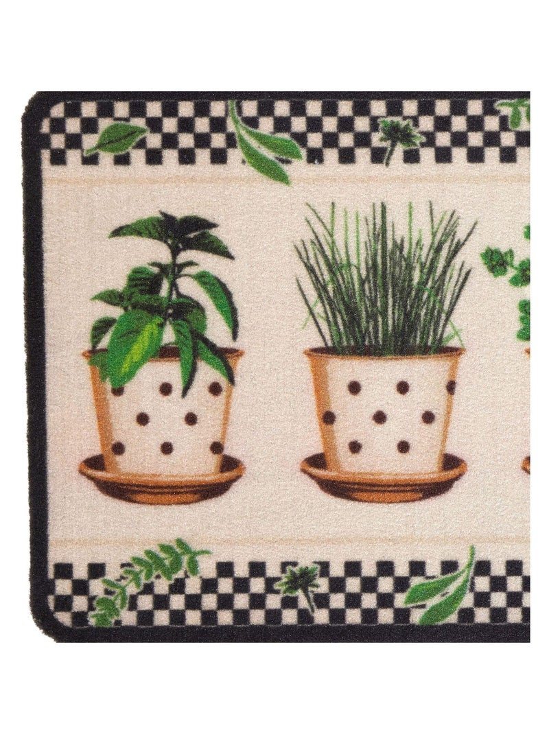 Becquet - Tapis de cuisine AROMATE en synthétique Beige - Kiabi