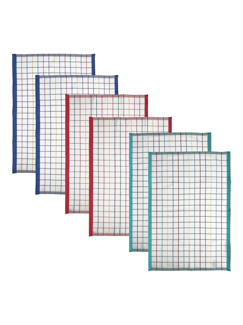 Becquet - Torchons BOURGOGNE en coton Multicolore - Kiabi
