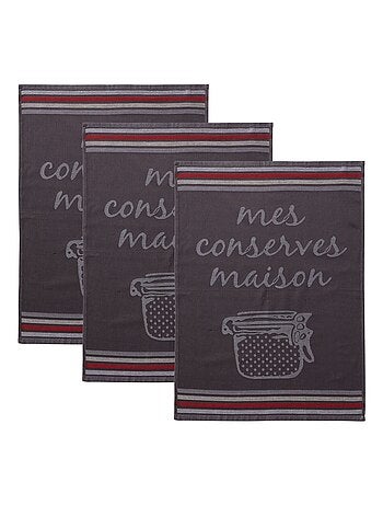 Becquet - Torchons CONSERVE MAISON en coton