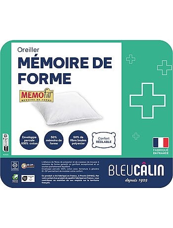 Becquet - Traversin ergonomique memofill en coton