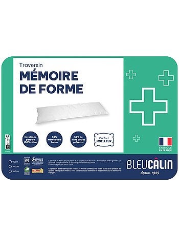 Becquet - Traversin ergonomique memofill en coton