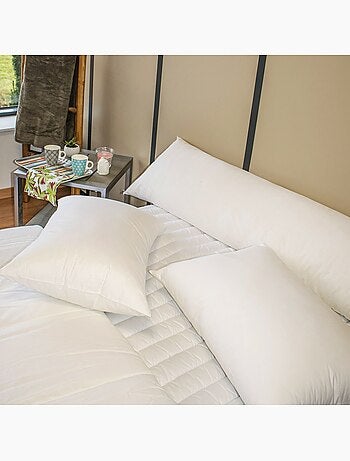 Becquet - Traversin ergonomique memofill en coton