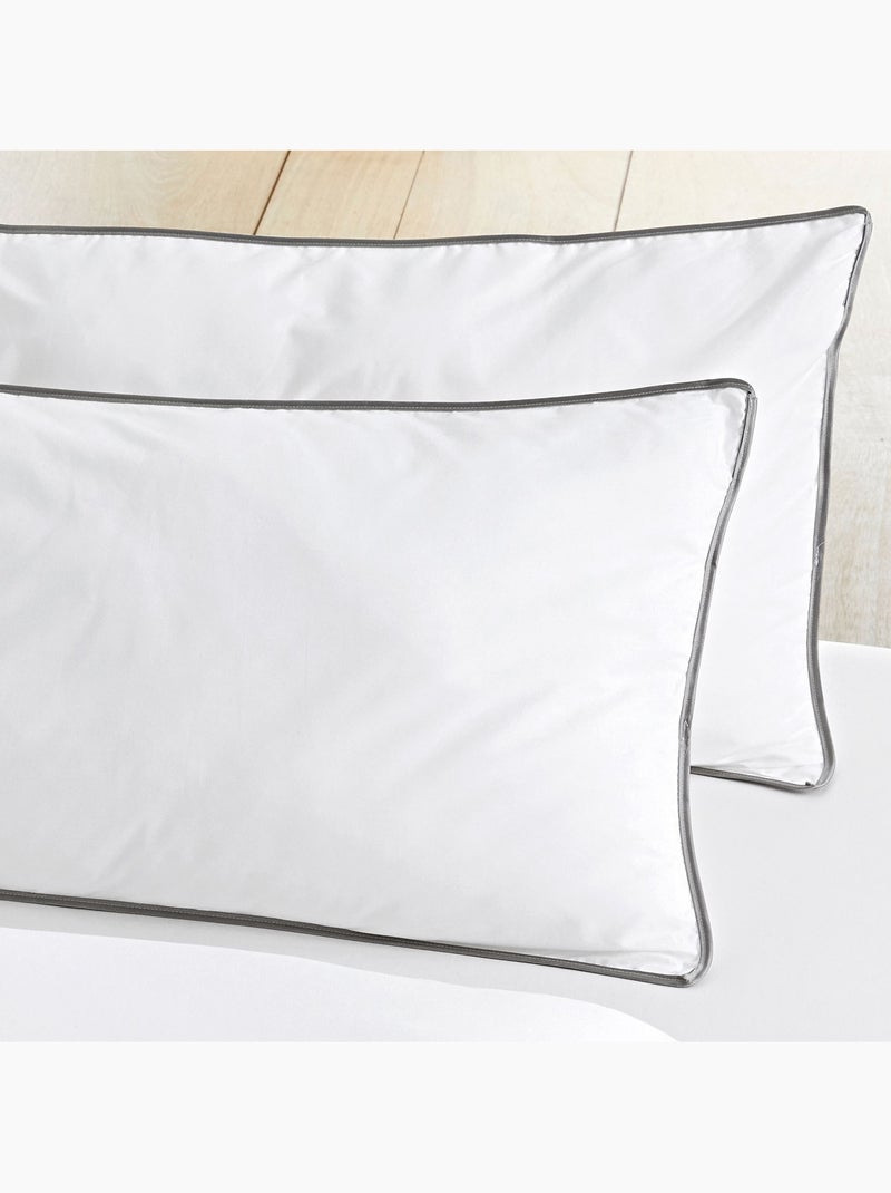 Becquet - Traversin ferme HOLLOFLEX SANITIZED en coton Blanc - Kiabi