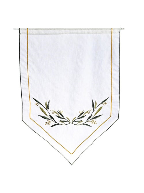 Becquet - Voilage pointe FEUILLES D OLIVIER en polyester - Kiabi