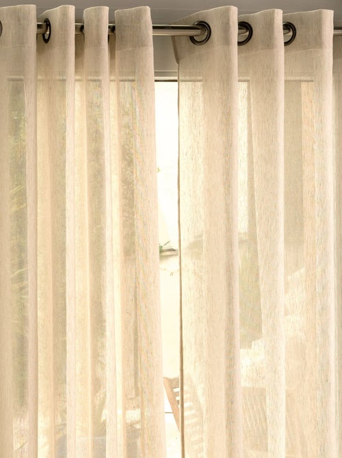 Becquet - Voilage UPCYCLES en coton - Kiabi