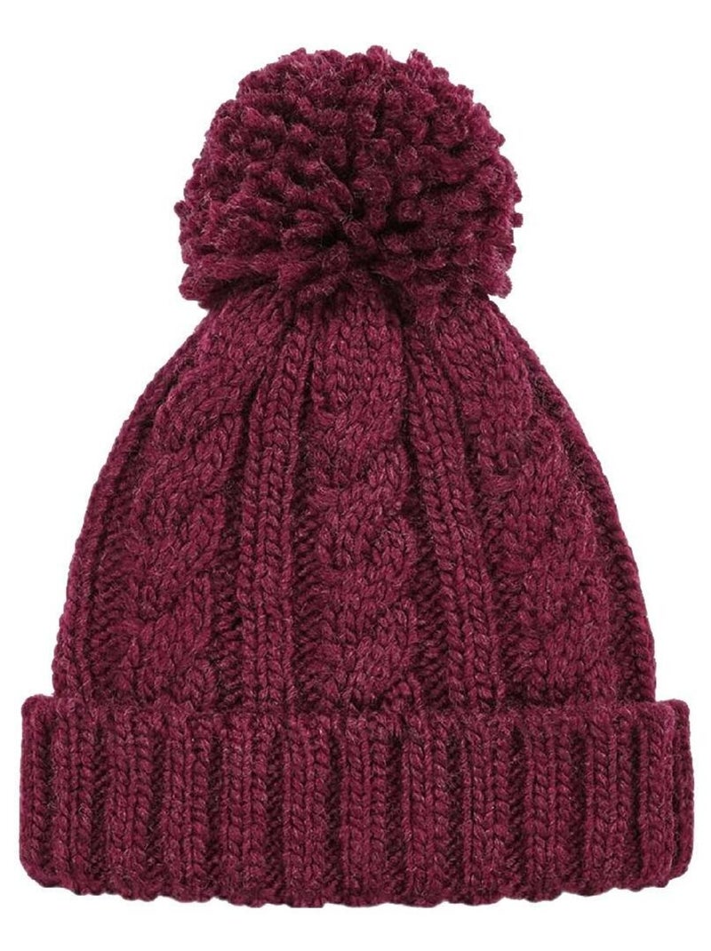 Bonnet à Pompon Festool WINH-FT1 – Édition Originale Tricotée Avec Logo