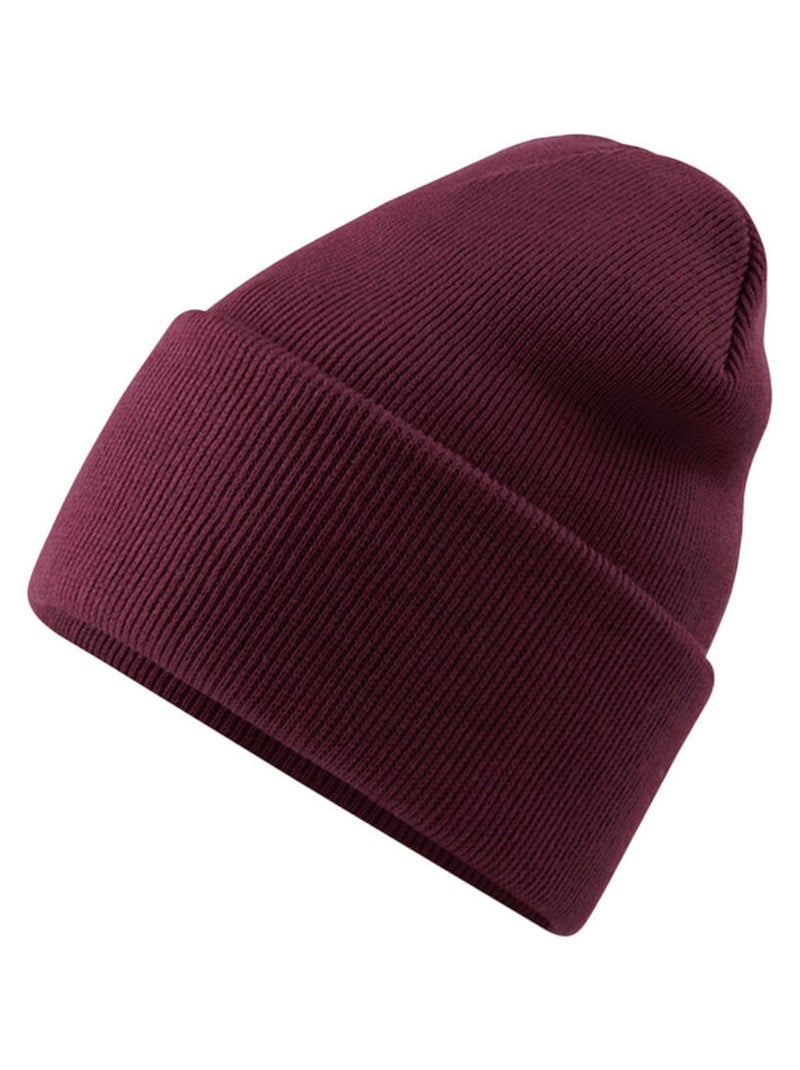 Beechfield - Bonnet à revers ORIGINAL Bordeaux - Kiabi