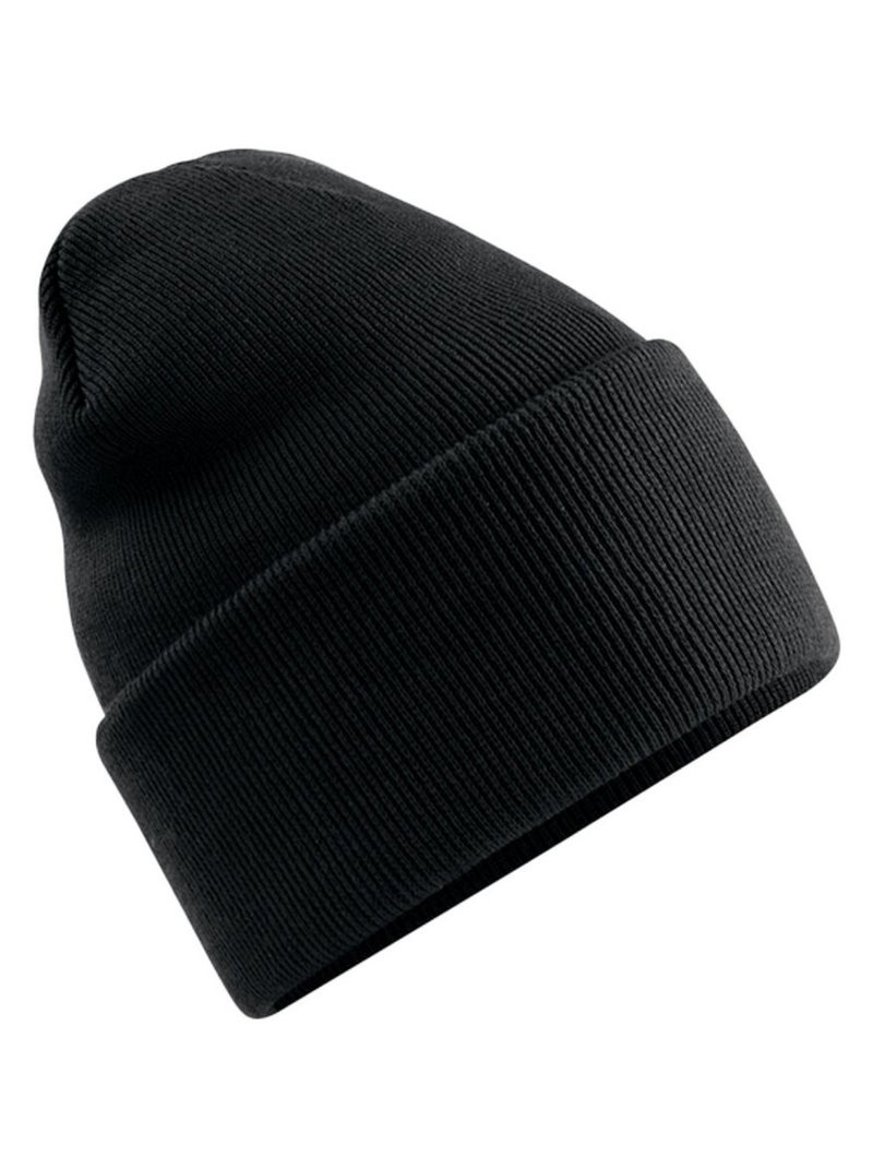 Beechfield - Bonnet à revers ORIGINAL Noir - Kiabi