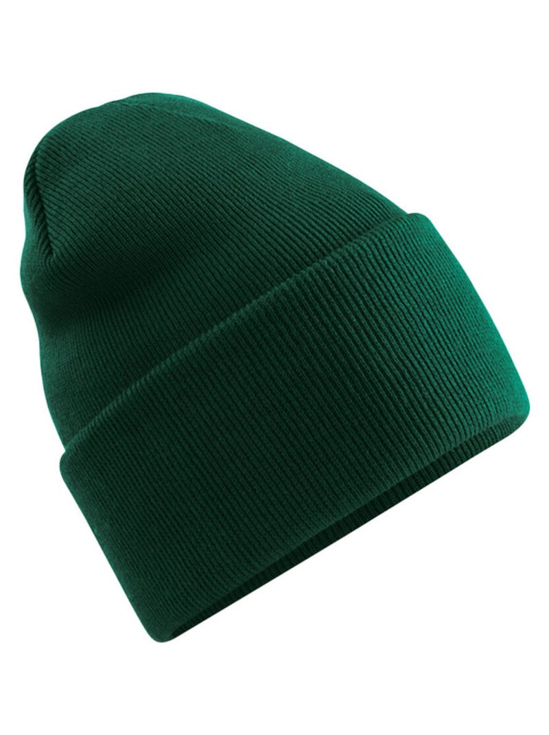 Beechfield - Bonnet à revers ORIGINAL Vert bouteille - Kiabi