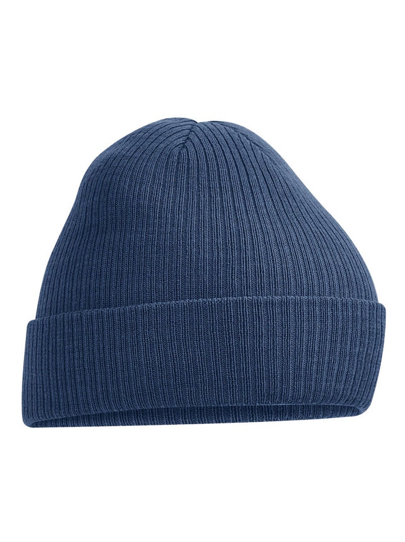 Beechfield - Bonnet côtelé Bleu cobalt - Kiabi