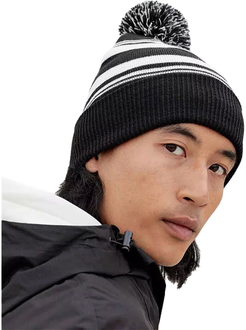 Beechfield - Bonnet FAN Noir Blanc - Kiabi