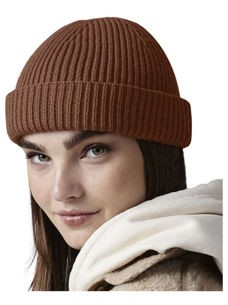 Beechfield - Bonnet HARBOUR Marron caramel - Kiabi