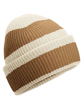 Beechfield - Bonnet motif/style blocs de couleurs