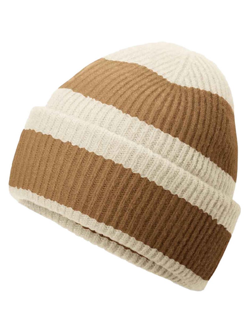 Beechfield - Bonnet motif/style blocs de couleurs Beige - Kiabi