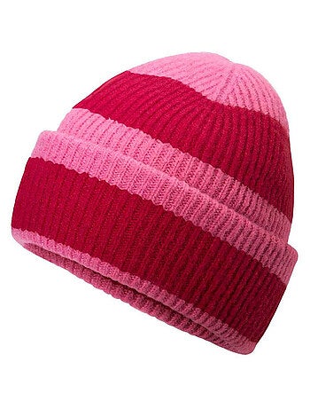 Beechfield - Bonnet motif/style blocs de couleurs