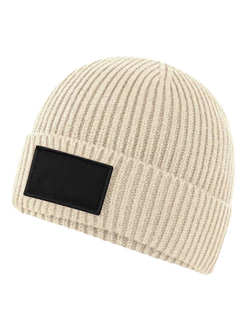 Beechfield - Bonnet motif/style Écusson FASHION Blanc cassé - Kiabi
