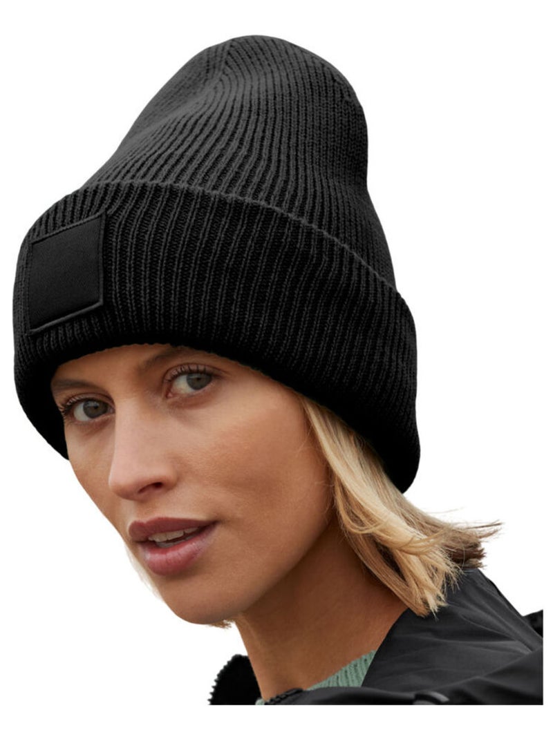 Beechfield - Bonnet motif/style écusson tonal Noir - Kiabi