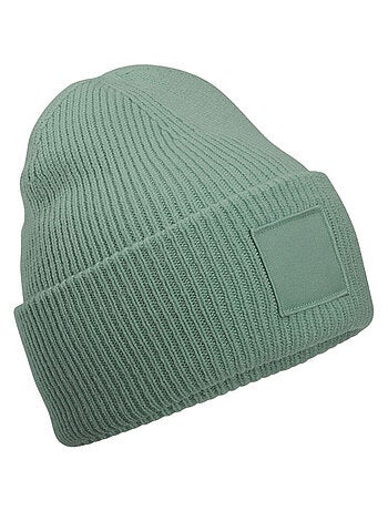 Beechfield - Bonnet motif/style écusson tonal