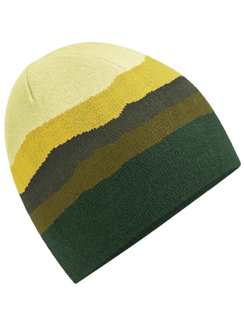 Beechfield - Bonnet motif/style montagne Jaune or - Kiabi