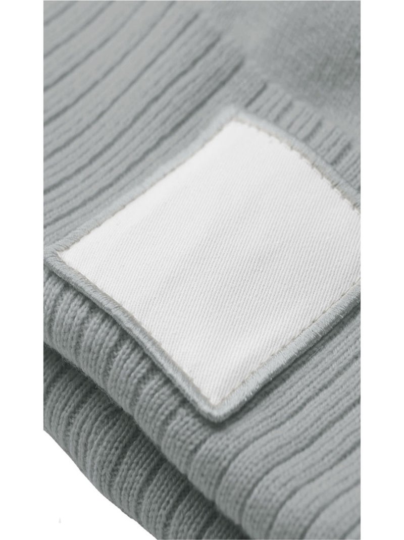 Beechfield - Bonnet motif/style Pompon Gris clair - Kiabi