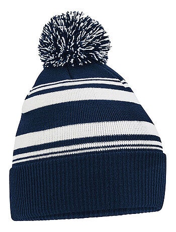 Beechfield - Bonnet motif/style rayé FAN