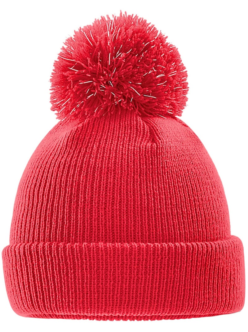 Beechfield - Bonnet motif/style réfléchissant Rouge clair - Kiabi