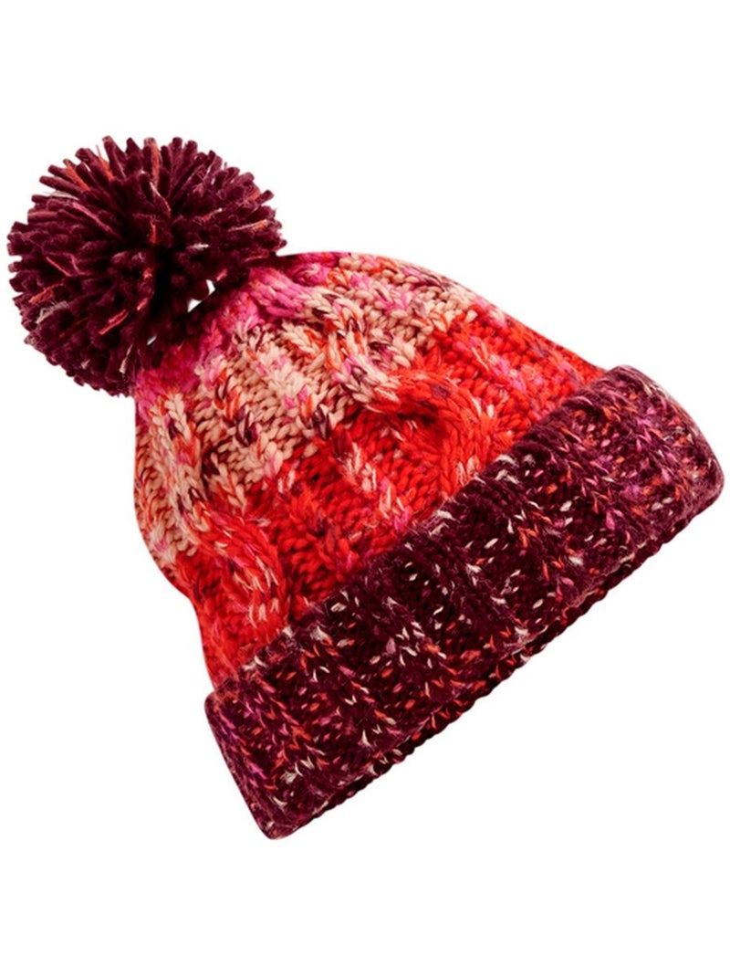 Beechfield - Bonnet motif/style tire-bouchon Rouge coquelicot - Kiabi