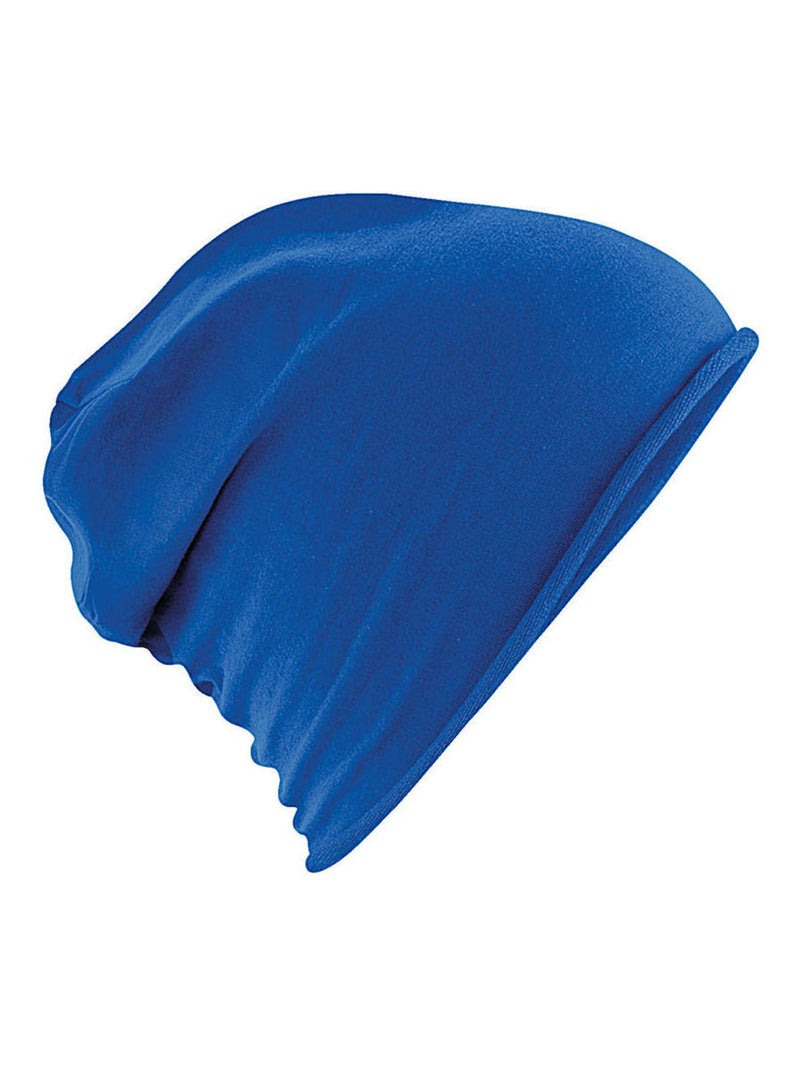 Beechfield - Bonnet motif/style uni Bleu roi - Kiabi