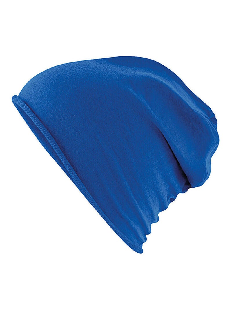 Beechfield - Bonnet motif/style uni Bleu roi - Kiabi