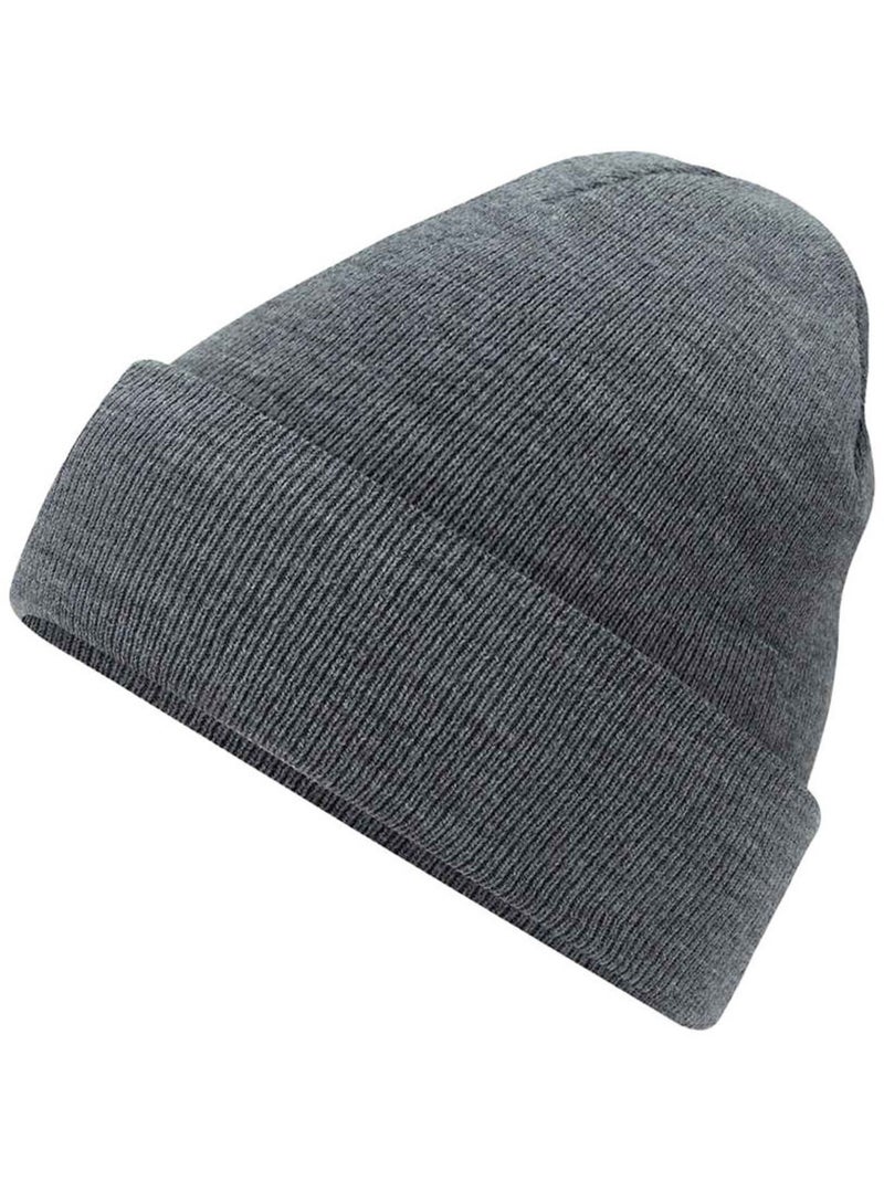Beechfield - Bonnet motif/style uni ORIGINAL Gris Noir - Kiabi
