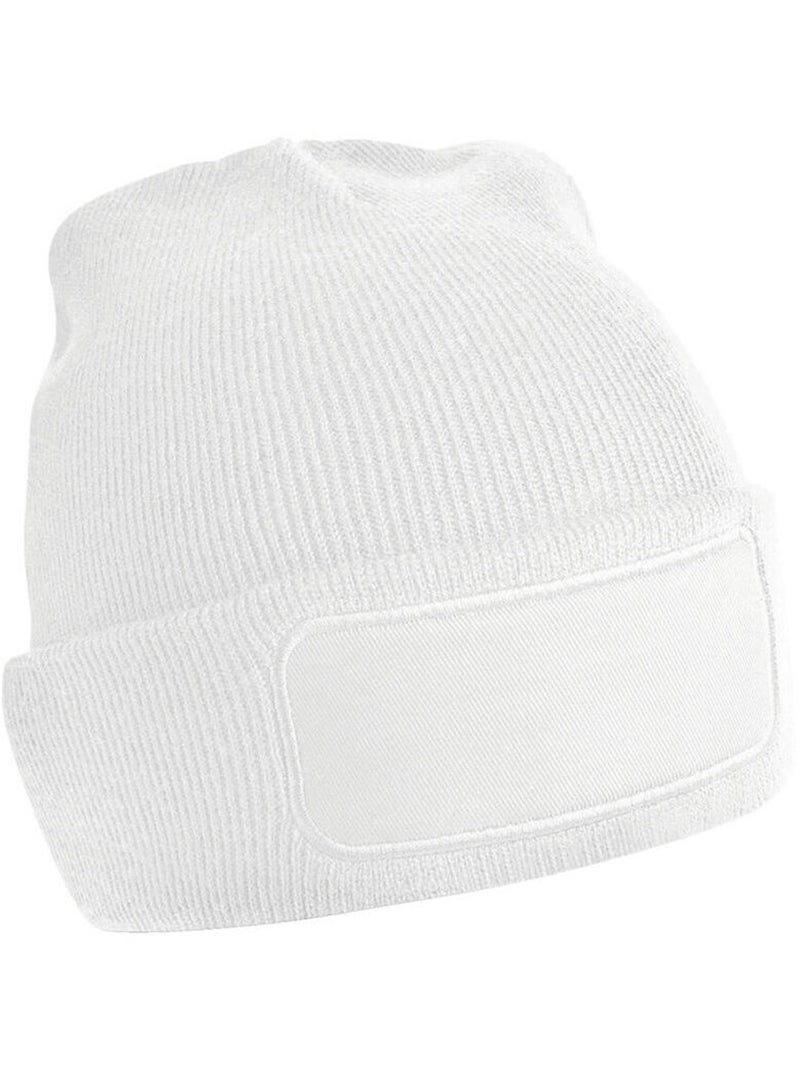 Beechfield - Bonnet motif/style uni PRINTERS Blanc - Kiabi
