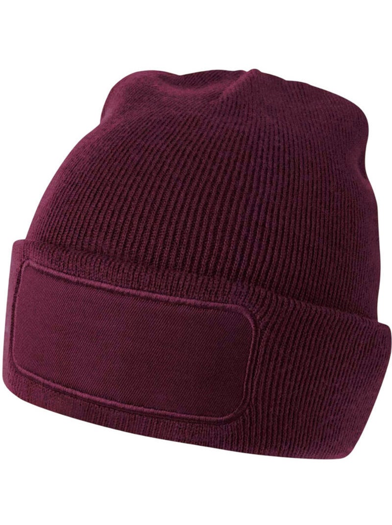 Beechfield - Bonnet motif/style uni PRINTERS Bordeaux - Kiabi