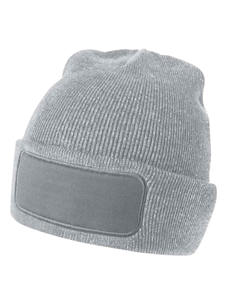 Beechfield - Bonnet motif/style uni PRINTERS Gris chiné - Kiabi