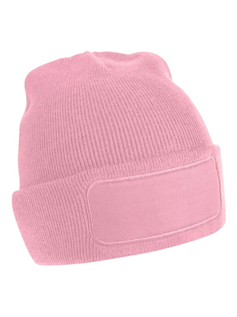 Beechfield - Bonnet motif/style uni PRINTERS Rose clair - Kiabi