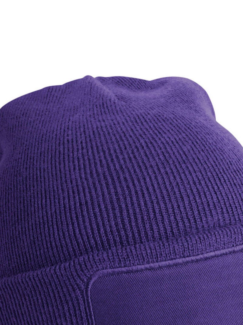 Beechfield - Bonnet motif/style uni PRINTERS Violet - Kiabi